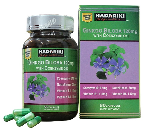 Viên uống bổ não Hadariki Signature Ginkgo Biloba 120mg