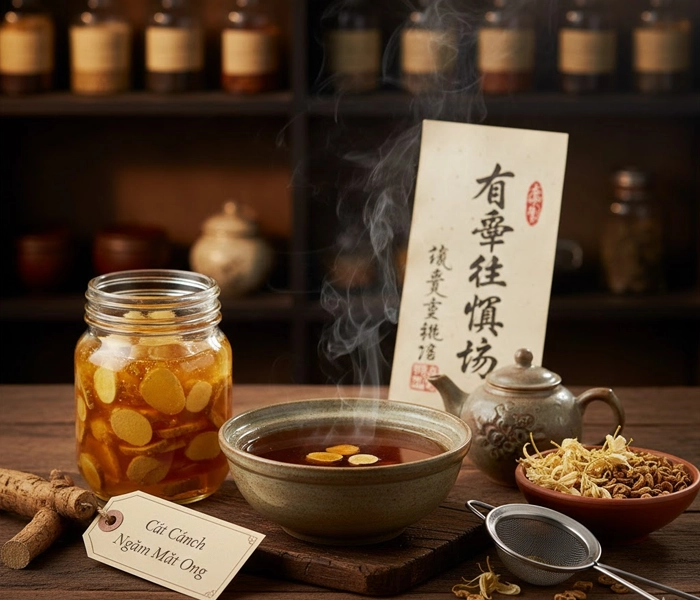 Tách trà dưỡng nhan, bổ phổi từ thiên nhiên.