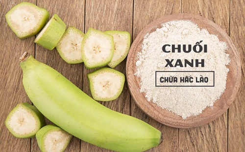 Chuối xanh giúp chữa hắc lào tận gốc